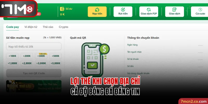 Lợi thế khi chọn địa chỉ cá độ bóng đá đáng tin