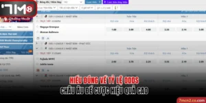 Tỷ lệ Odds châu Âu